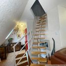 Treppe zum Spitzboden