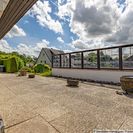 geschützte Terrasse